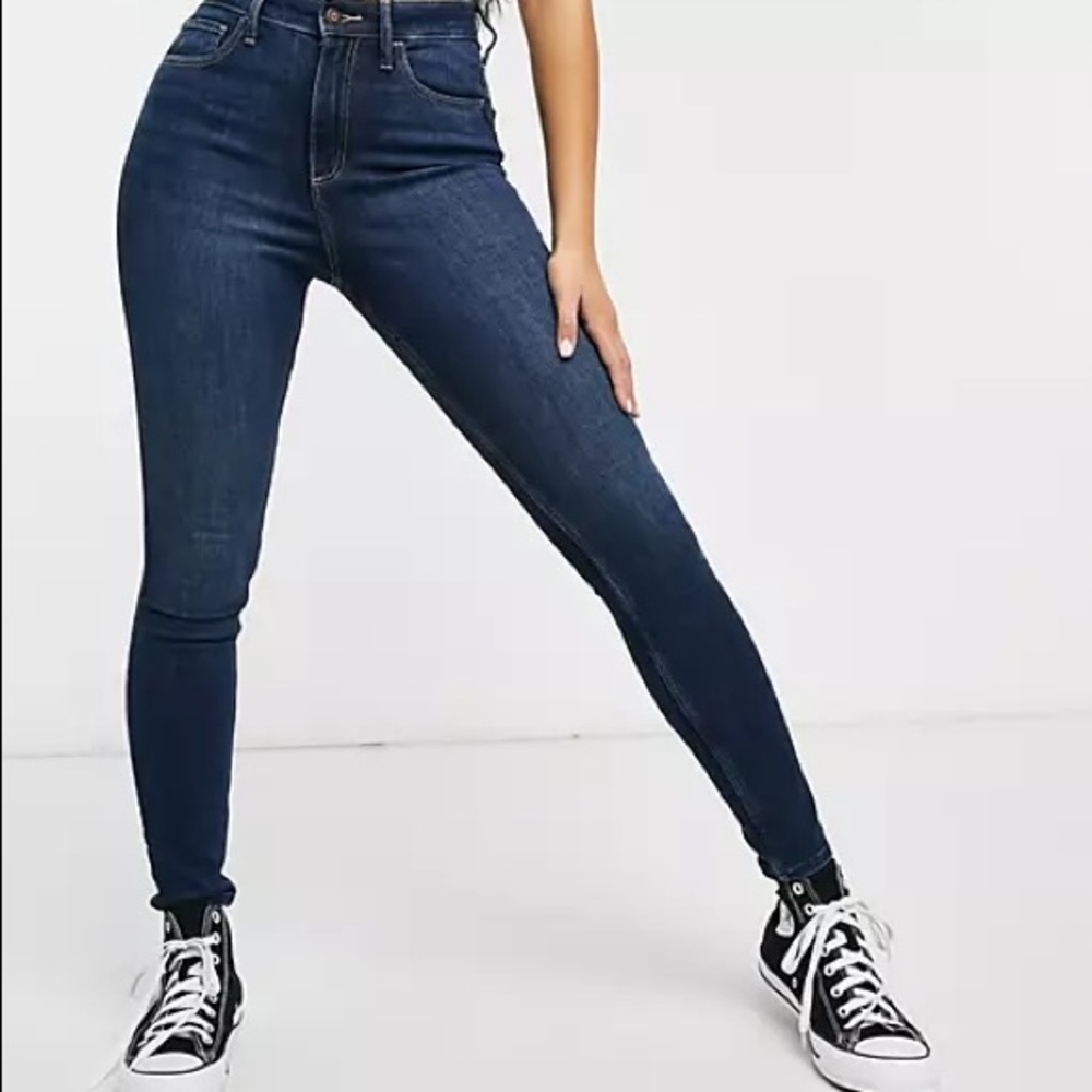 Hollister Jeans Dark Blue Denim